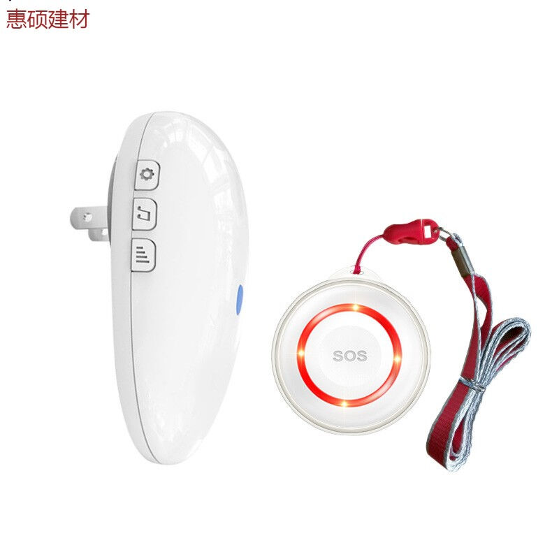 老人呼叫器家g用无线门铃病人照顾远距离一键紧急呼救器按铃平安