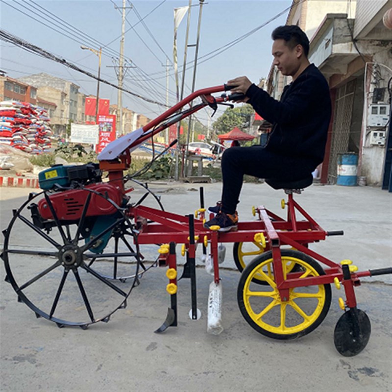新款考烟盖地膜机红薯o土豆铺地膜机高隆两用型高低宽窄覆膜机盖