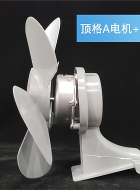 10寸顶格塑料换气扇厨房抽油烟扇扇叶AB款配件风叶电机易拆洗
