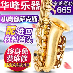 布莱斯特665萨克斯 降B小高音弯管萨克斯儿童萨克斯初学演奏