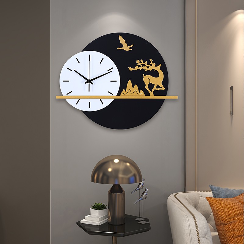钟表客厅个性创意k时尚挂表北欧风格挂墙时钟现代简约轻奢家用挂