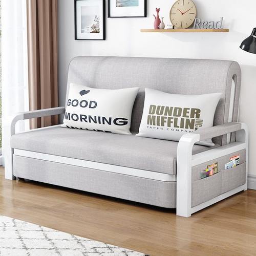 沙发床两用折叠小户型客厅多功能伸缩床网红可拆洗布艺单人双人床