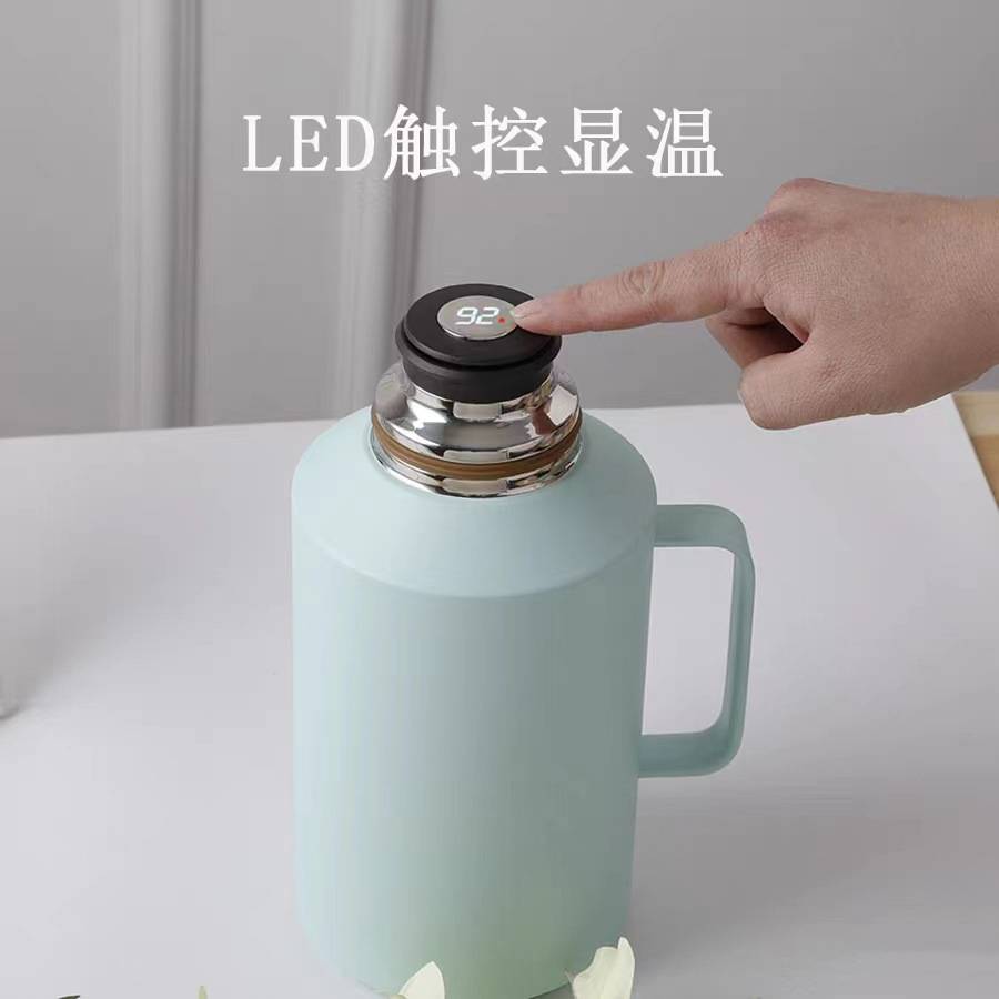 茗元素小钢炮旅行焖茶壶大容量2L保温茶壶老白茶闷茶壶316不锈钢