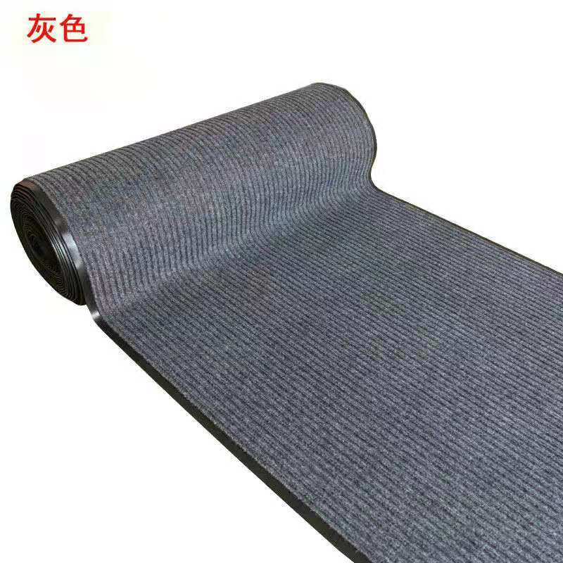 双条纹地毯卷材 走廊楼梯过道防滑垫 进门家用吸水门垫加厚可剪裁