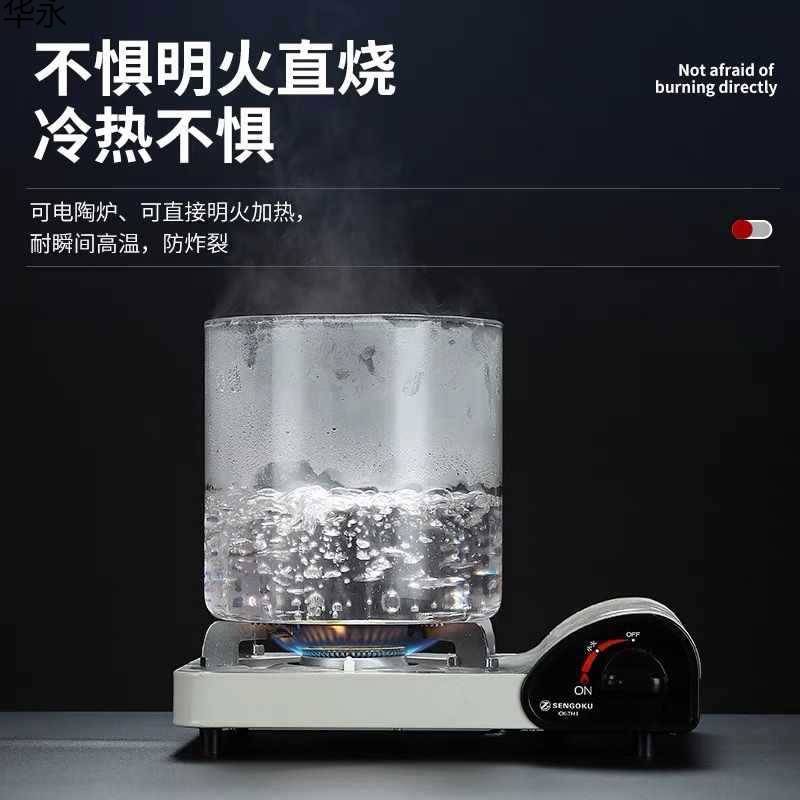 耐高温桶热果汁饮料冷水壶家用水桶大容量凉水壶加厚玻璃桶带龙头
