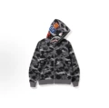 Plaid Black Camouflage Zipper Luminous
