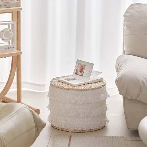 GZ6M蒲团坐垫地上榻榻米飘窗客厅小坐墩草编圆形民宿手工编织打坐