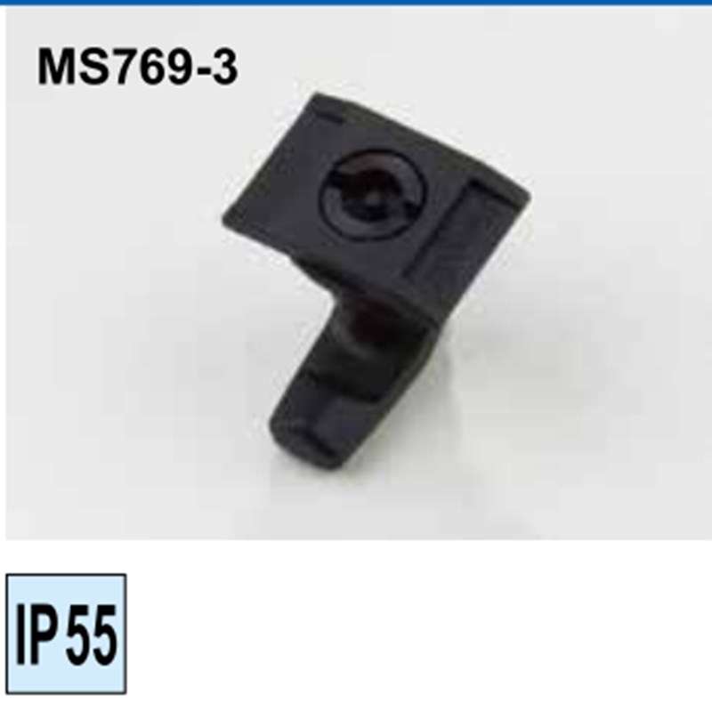 生久柜门锁 转舌锁 小黑方锁  基业箱门锁 塑料门锁 MS769-3