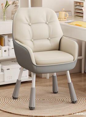 学习妆子舒服久坐靠背降电脑椅OQB休闲书桌椅家椅升用办公椅卧室