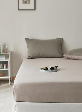 100支长绒棉笠单件贡缎色纯棉纯ZEW全棉床床垫保护套垫床罩