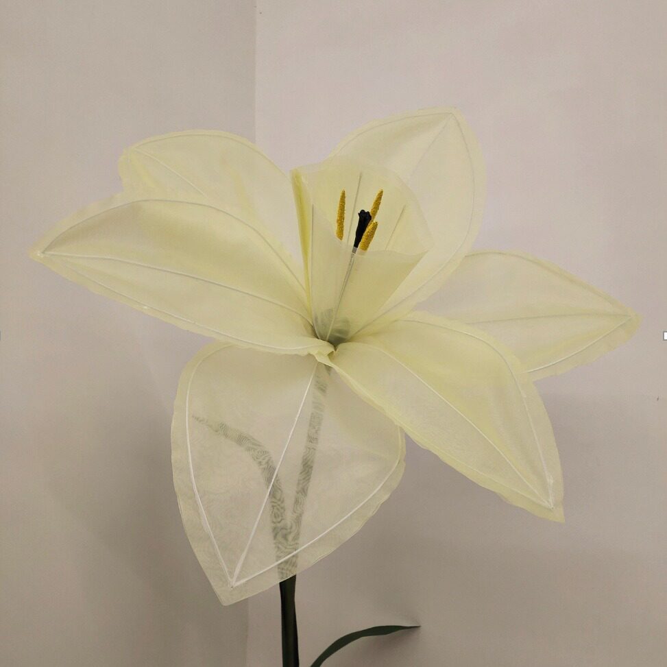 婚庆道具路引花婚礼舞台布置装饰橱窗纸花真丝纱花丝网花网红打卡