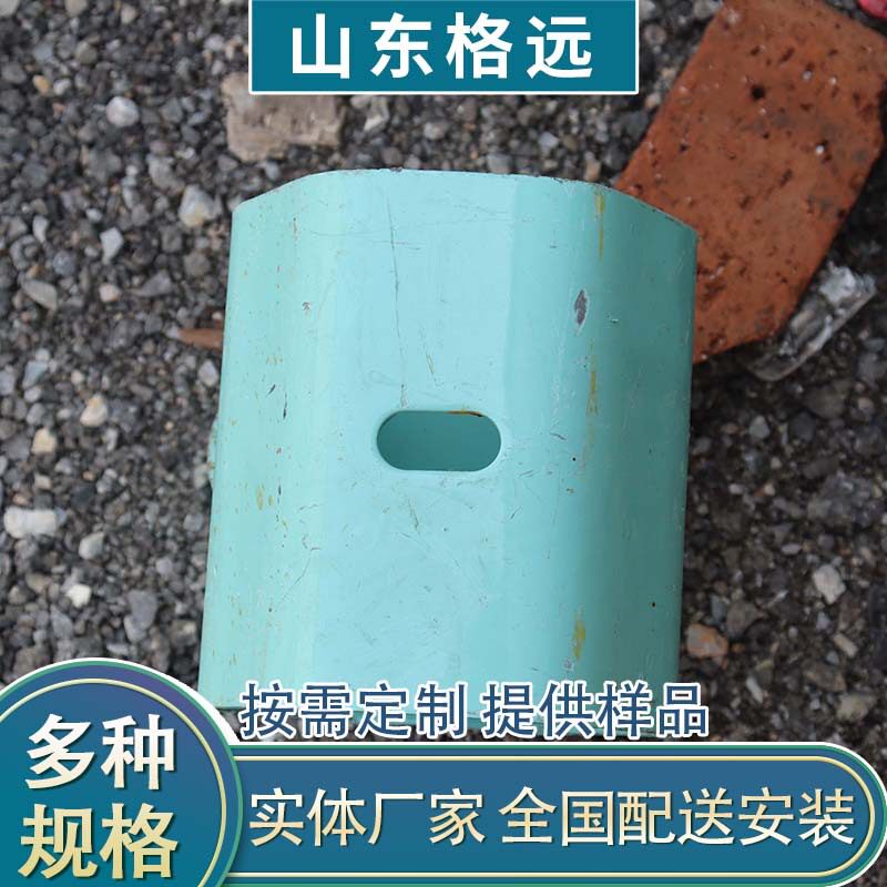 厂家现货波形护栏板配件喷塑防阻块乡镇公路波形护栏板配件防阻块图片