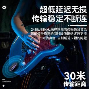 XvieQWWA58P58电他无器线发射接收吉器乐v贝斯连接线电吹管音频线