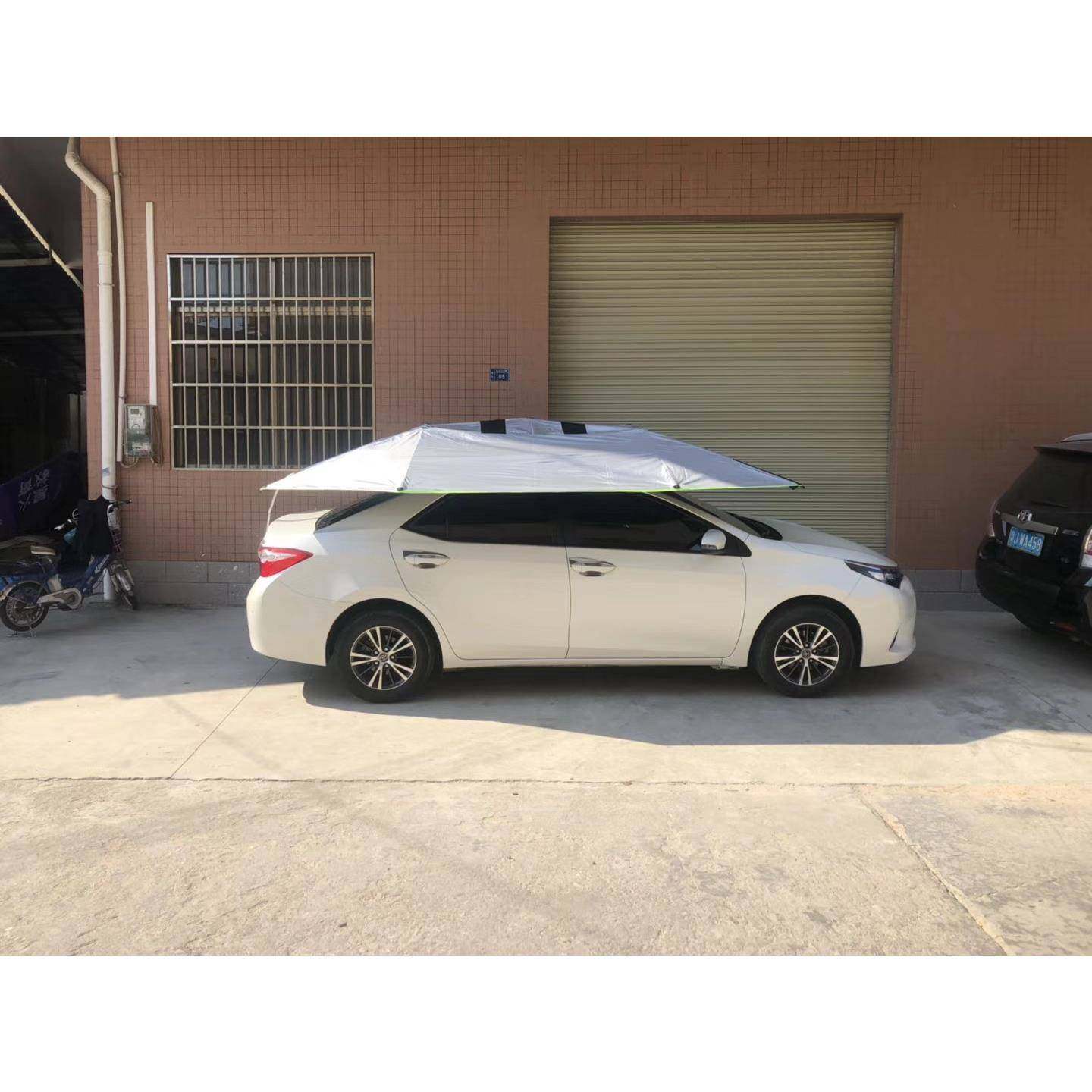 移动0022车篷全自动智能汽车伞新款折叠伸阳缩动遥控车衣防遮晒电