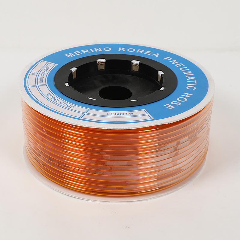 家直供厂规格耐多弹压气动软管PU气管簧伸缩683软管