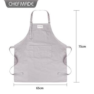 灰色wk9921烘焙烘用纯棉围裙家用房家用外用蛋糕焙品工厨具
