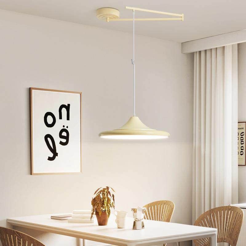 设2025新款餐厅吊简现代约创灯意飞碟灯计师创意护400眼餐桌饭厅,家装灯饰光源,智能吊灯,淘宝优惠券,粉丝福利购,淘宝优惠卷
