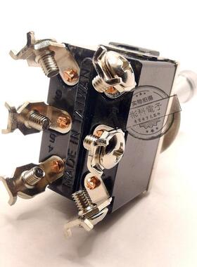 原装防带钮OUK子开关T-22BS6脚2档孔12MM锁带开误锁拨动开关