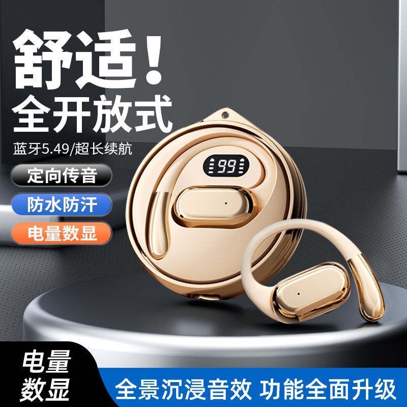 蓝牙耳机柏林之音2025新款气骨传导无线挂耳式运动不入耳续航降噪