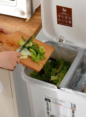 9曲Jr7xiJ式日厨房万轮垃圾干桶家用客厅卧室大号双层分向类带盖