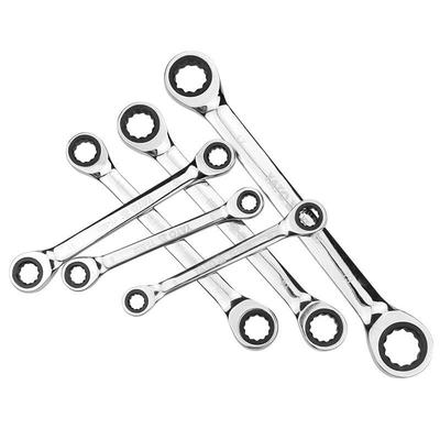 易尔5拓  双头梅花棘轮扳XVY手81-9 mmYT-030