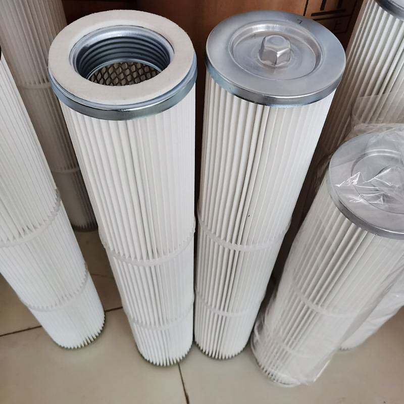 钻机除尘滤芯 集尘箱滤筒 搅拌站仓顶除尘器聚酯纤维抛丸机滤筒厂