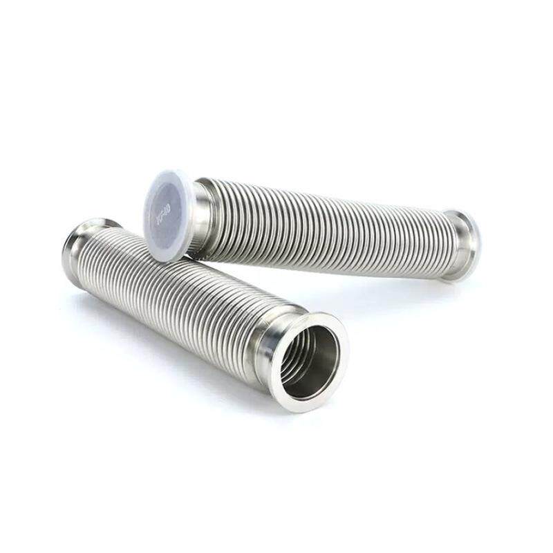 快性装法兰柔软管不锈钢KF16 KF2各种5K KF40 F50卡纹盘高真空波