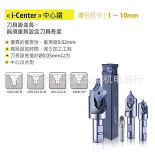 IC08 NINE9中心钻侧固钢柄99616
