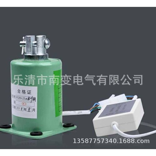 交流模拟牵引电磁铁MQM4-25-080YFA/220V/380V水泥厂包装机电磁铁