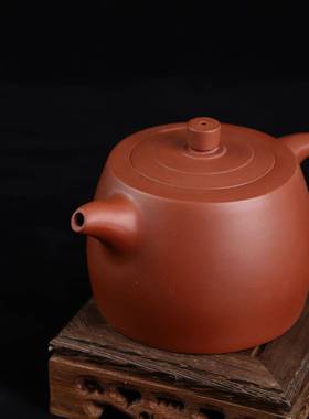 现货销售宜兴0紫孔砂砂茶壶秦权紫泥七20cc 手工160紫壶源头厂家