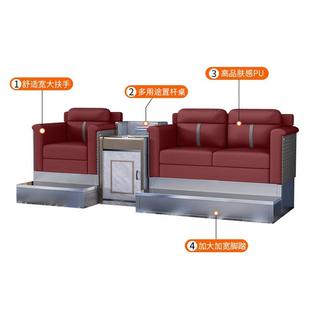 台发球沙桌球室皮软包沙发发NCQ茶几组合台球质厅休息区观球沙沙