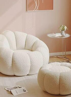 南瓜懒人花沙33648发椅子小户型奶油豆袋榻榻米厅小沙发卧客阳室台瓣