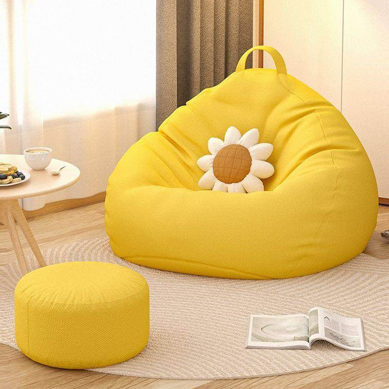 室可可网卧卧EPP豆袋沙包休闲椅单人儿童懒见详情人沙躺发红榻榻