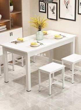 餐商用餐桌椅组合食堂馆吃饭桌椅长方形快餐饭店大档吃TDJ小排店