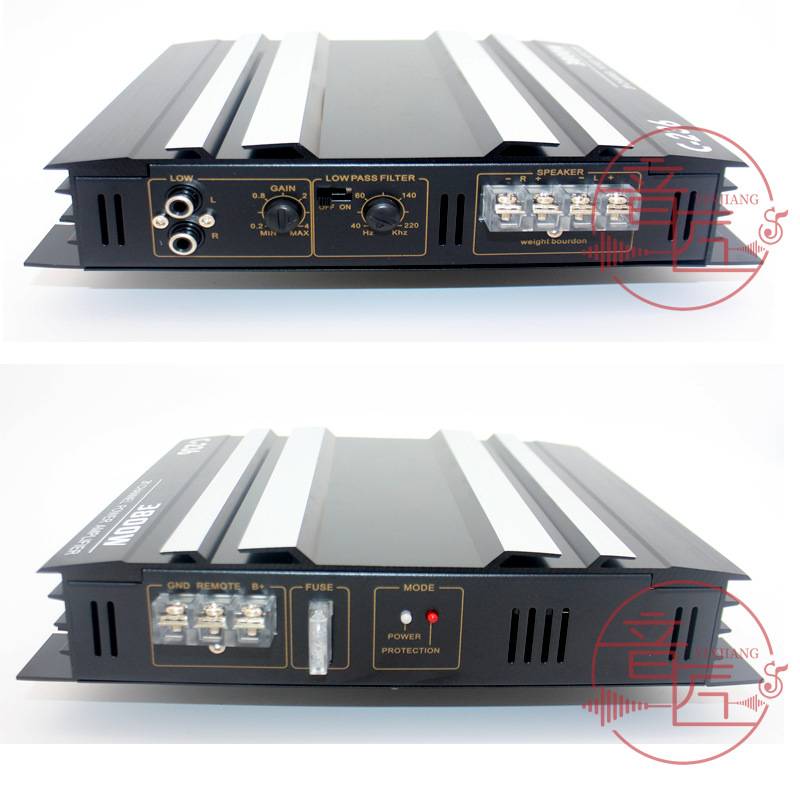跨境厂家直销汽车功放2路 C-236功放3800W车载功放推汽车低音喇叭