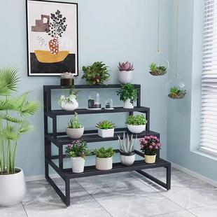 阳台花架子落多地层物阶梯防水防锈庭院多室内外植盆栽无品牌/肉