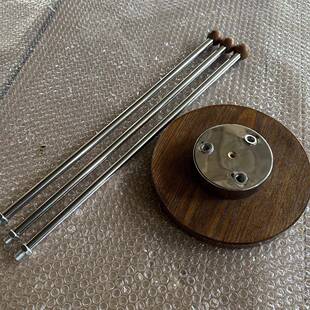 南再物小小边几中古边几无茶美式复古实木东几阳台圆桌民宿桌子边