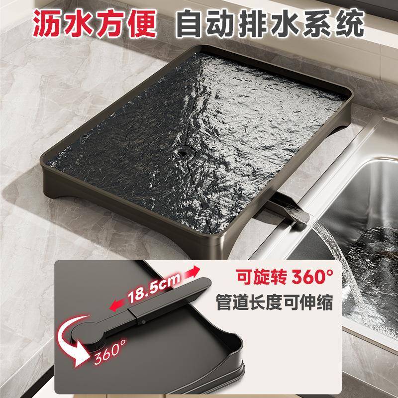 沥水架碗筷放架304不锈钢厨ltao8JSH房沥置物碗架水收纳整篮理碗