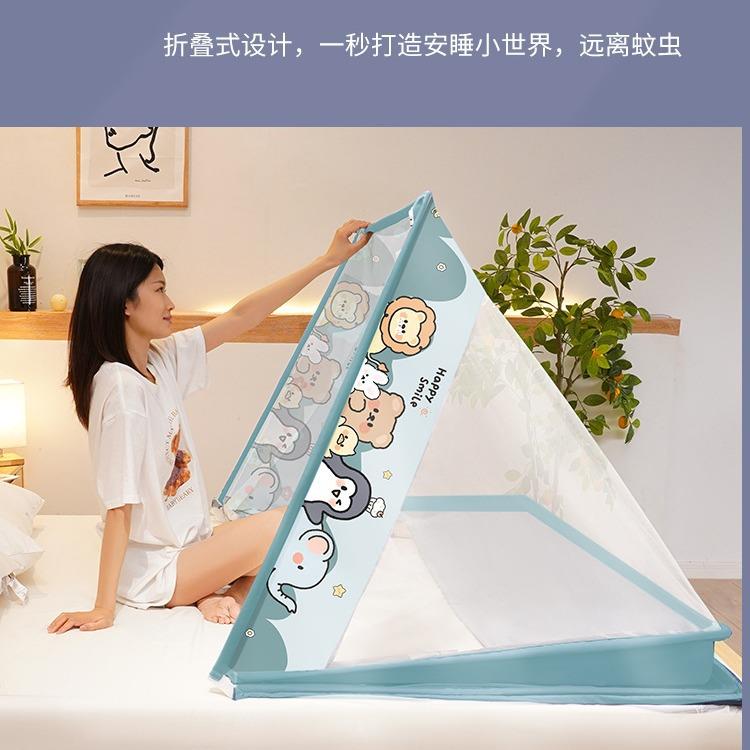 免安装可折叠蚊帐2025新款单人学生宿舍上铺加密卧室家用2025文yx