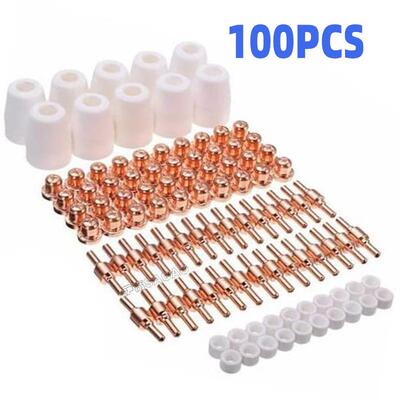 跨境PT31温州40A等离子切割配件LG40电极喷嘴分流器保护嘴100PCS