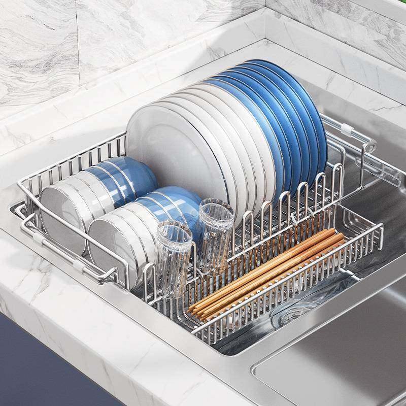 Y*h不锈钢水槽沥水篮沥水架厨房多功能置物架滤水池新款碗碟,厨房/烹饪用具,抹布架/厨房清洁收纳架,淘宝优惠券,粉丝福利购,淘宝优惠卷