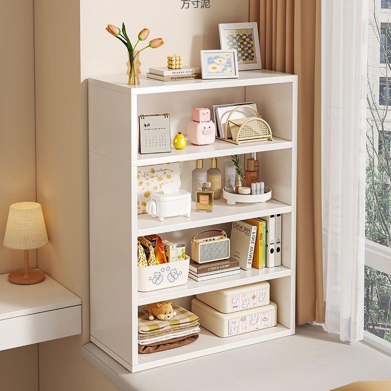 飘窗收纳柜书架女生家用窗台储物柜窗台阳台上放的小书柜书桌一体