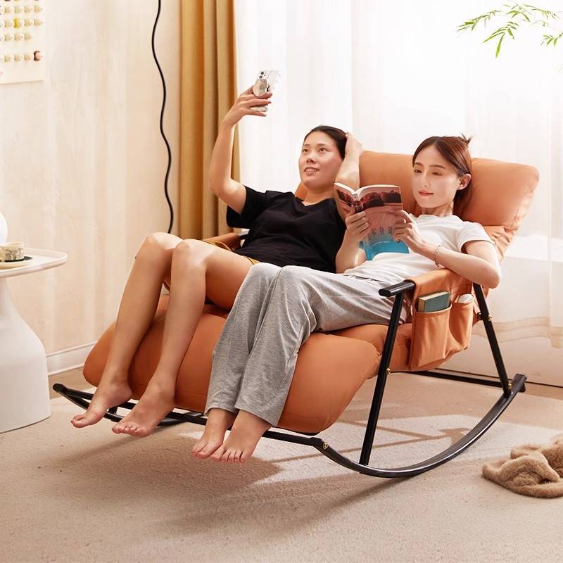 懒人摇摇椅大人躺椅阳台家用休闲椅子摇椅懒人沙发可躺可睡午休椅