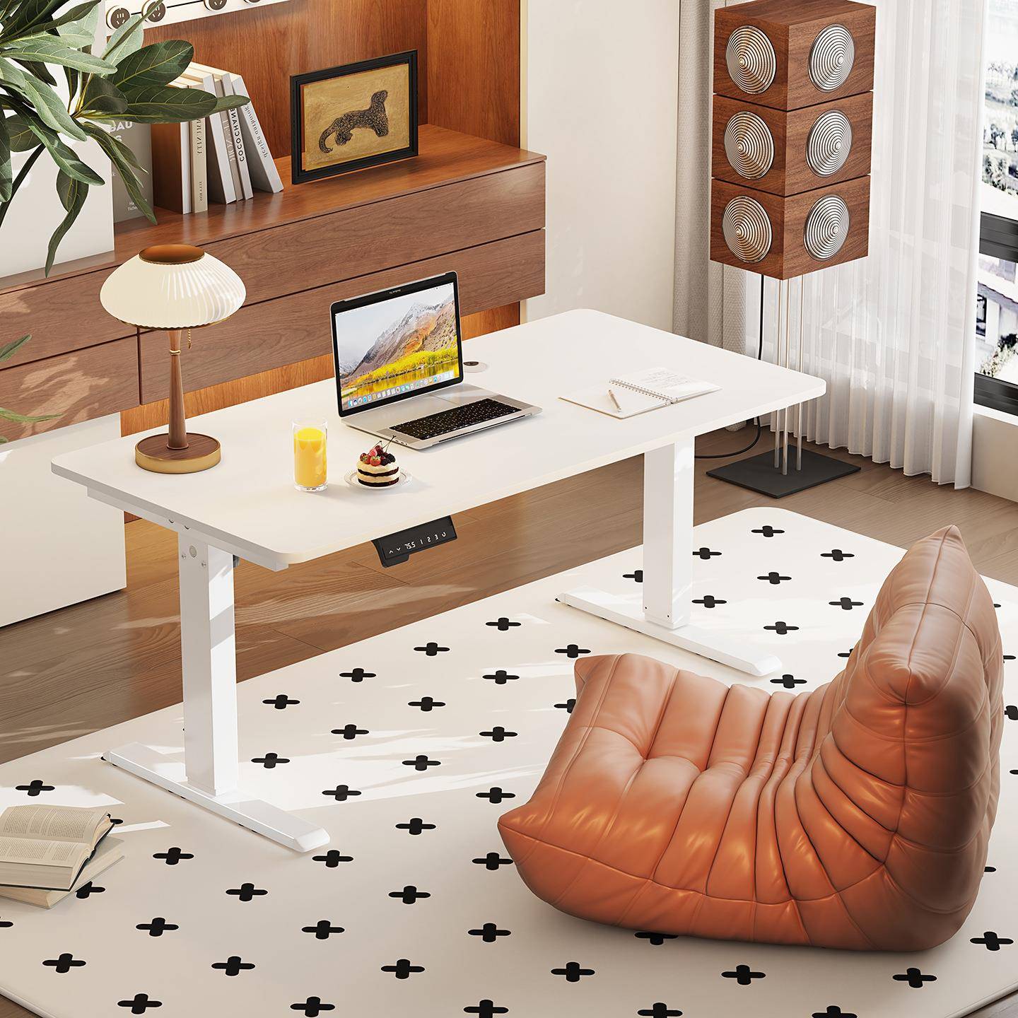 电动升降桌电动升降茶几智能电脑桌电竞桌子家用办公书桌升降桌腿