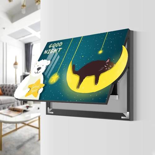 电表箱装饰画小清新遮挡电闸箱电源总开关壁画配电箱装饰推拉挂画