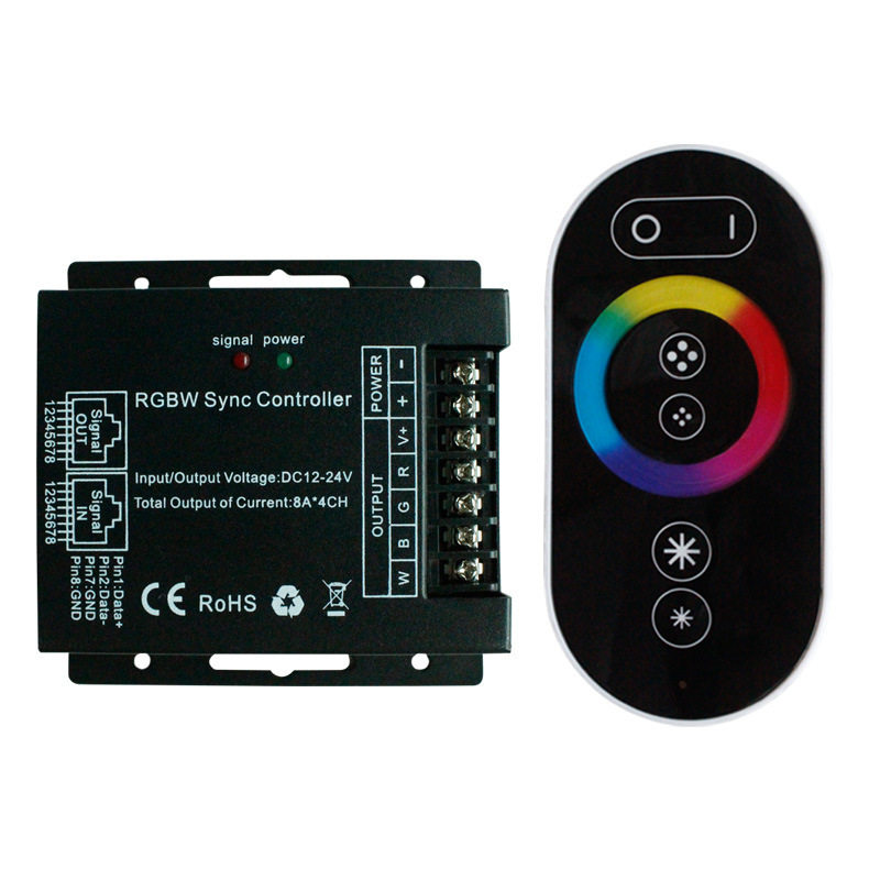 RGBW控制器同步功能LED控制器RGB灯带控制器同步20建RGB控制器RGB