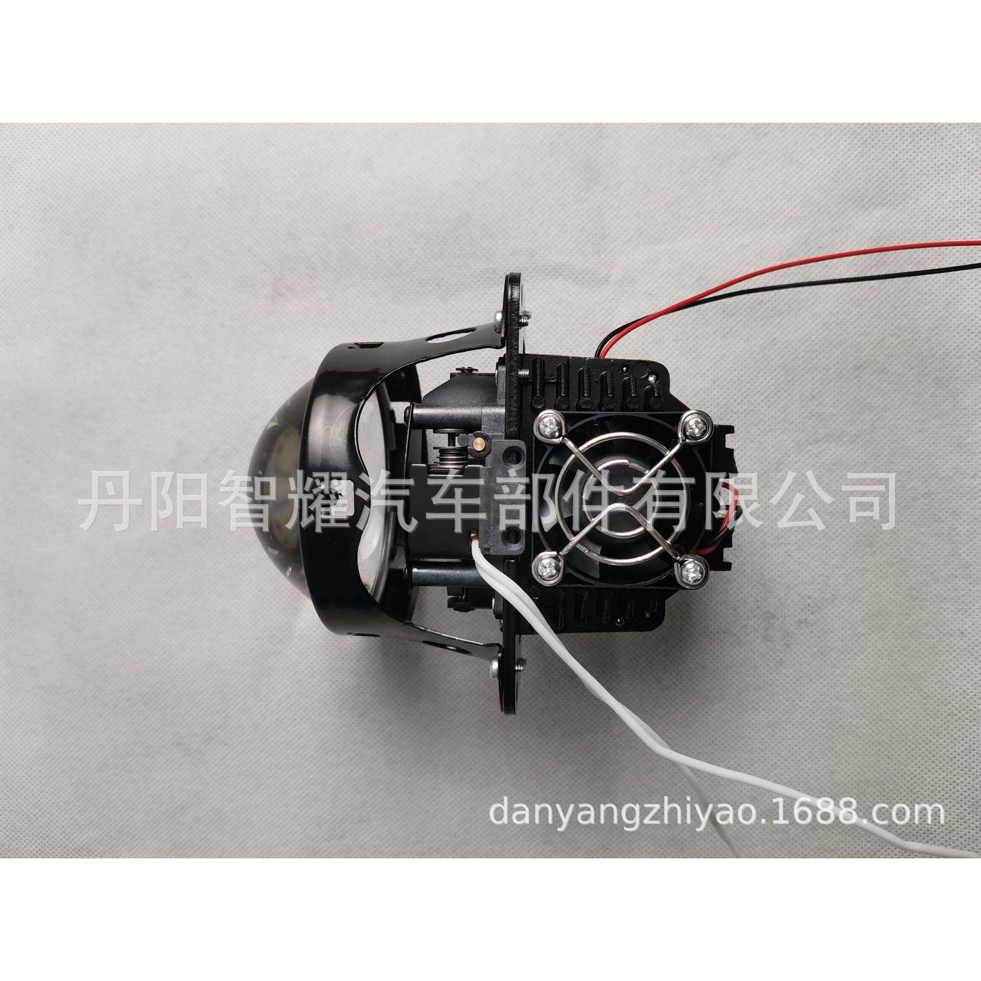 汽车LED大灯 3寸LED双光透镜无损安装H4 H7 9005 9006远近一体45W