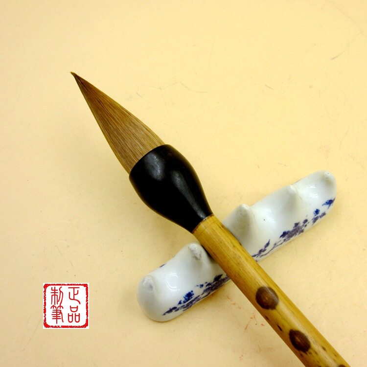 狼兼斗笔毛笔厂家直供狼毫兼毫羊毫书写书画对联大字毛笔