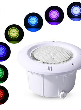 led泳池灯嵌入式水泥PAR56光源低压12v水下灯七彩遥控ip68水底灯