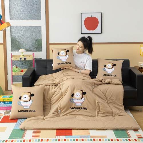 跨境汽车折叠二合一抱枕车用被子两用新款办公室靠枕午睡枕头被